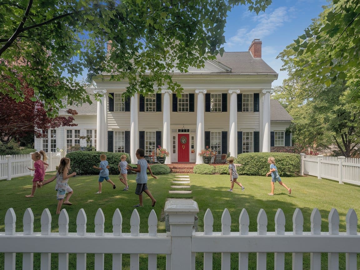 air conditioning contractor Lynchburg home Air conditioning contractor Lynchburg helps maintain comfort in this stunning colonial home where children play